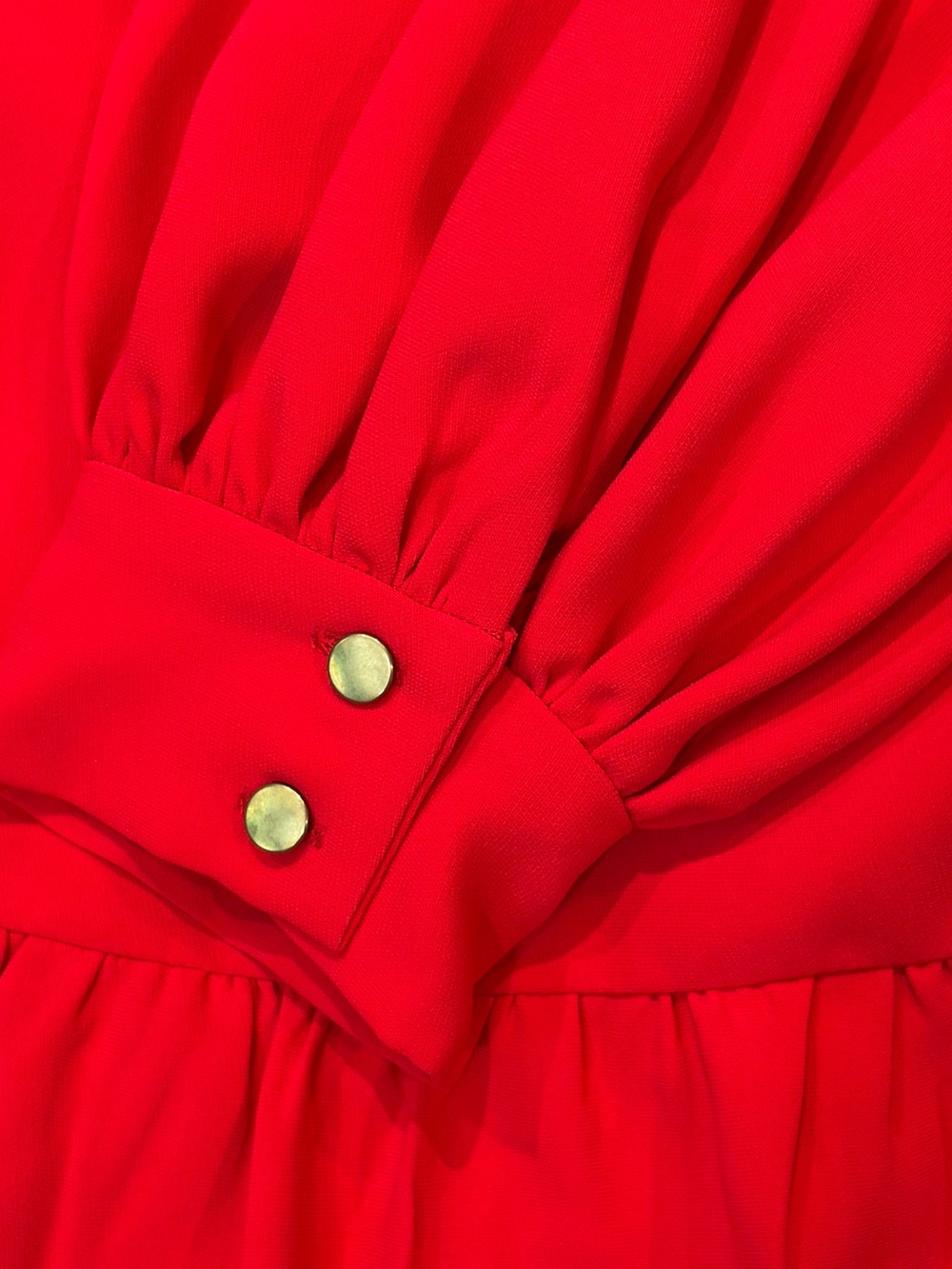 Revolve AMANDA UPRICHARD Selene Liptick Red Belted Ruffle Mini Dress Size M - Picture 9 of 12
